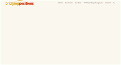 Desktop Screenshot of bridgingpositions.com